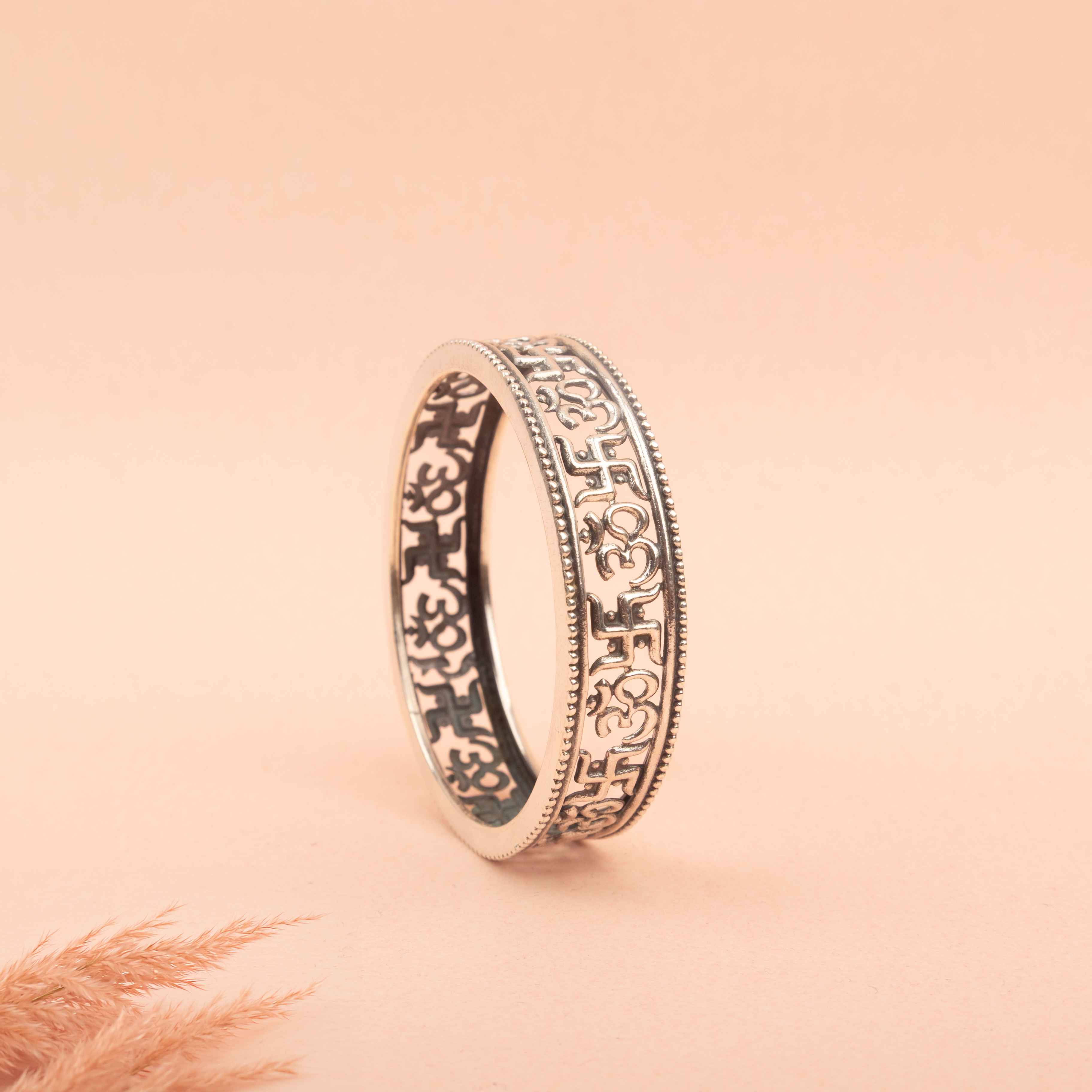Anvaya Sacred Om Swastik Bangle