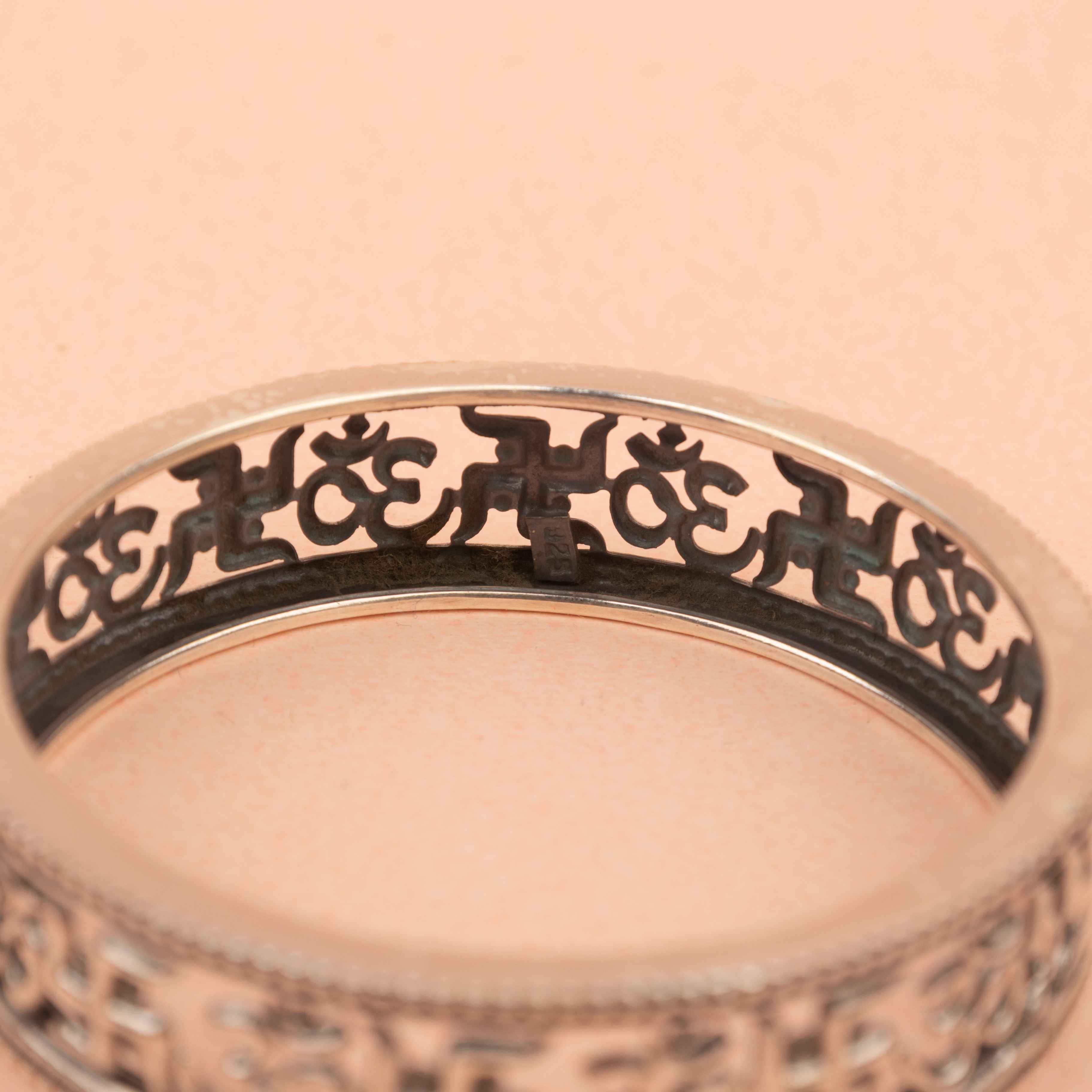 Anvaya Sacred Om Swastik Bangle
