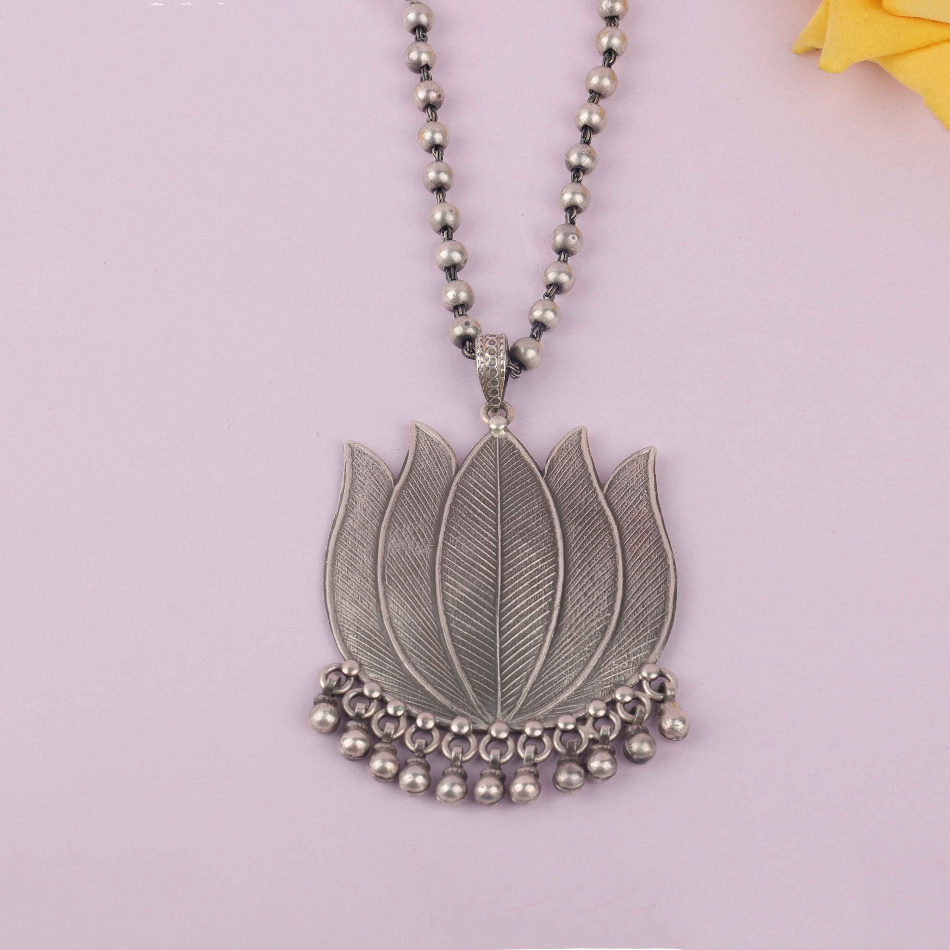 Anvaya Intricate Lotus Pendant