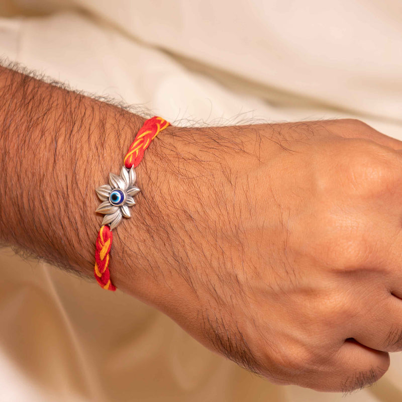 Anvaya Lotus Evil Eye Rakhi