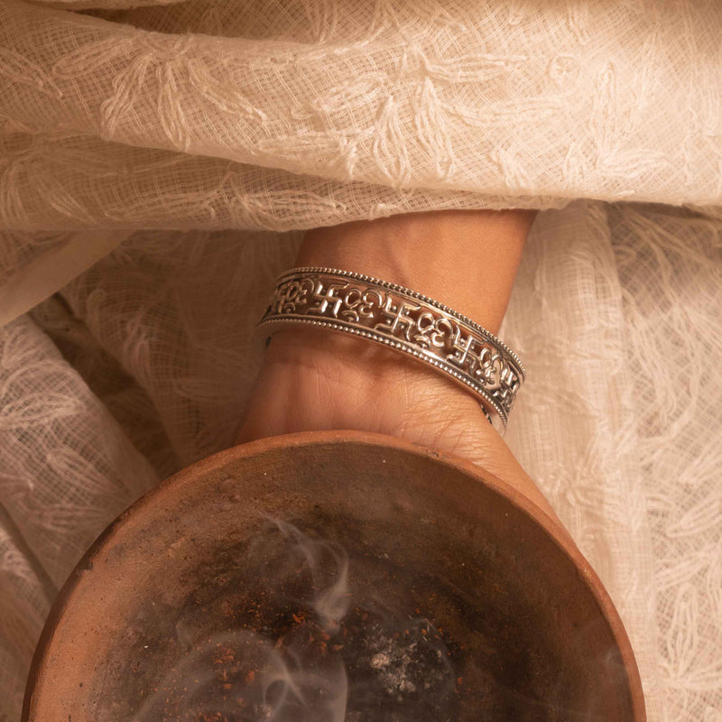 Anvaya Sacred Om Swastik Bangle