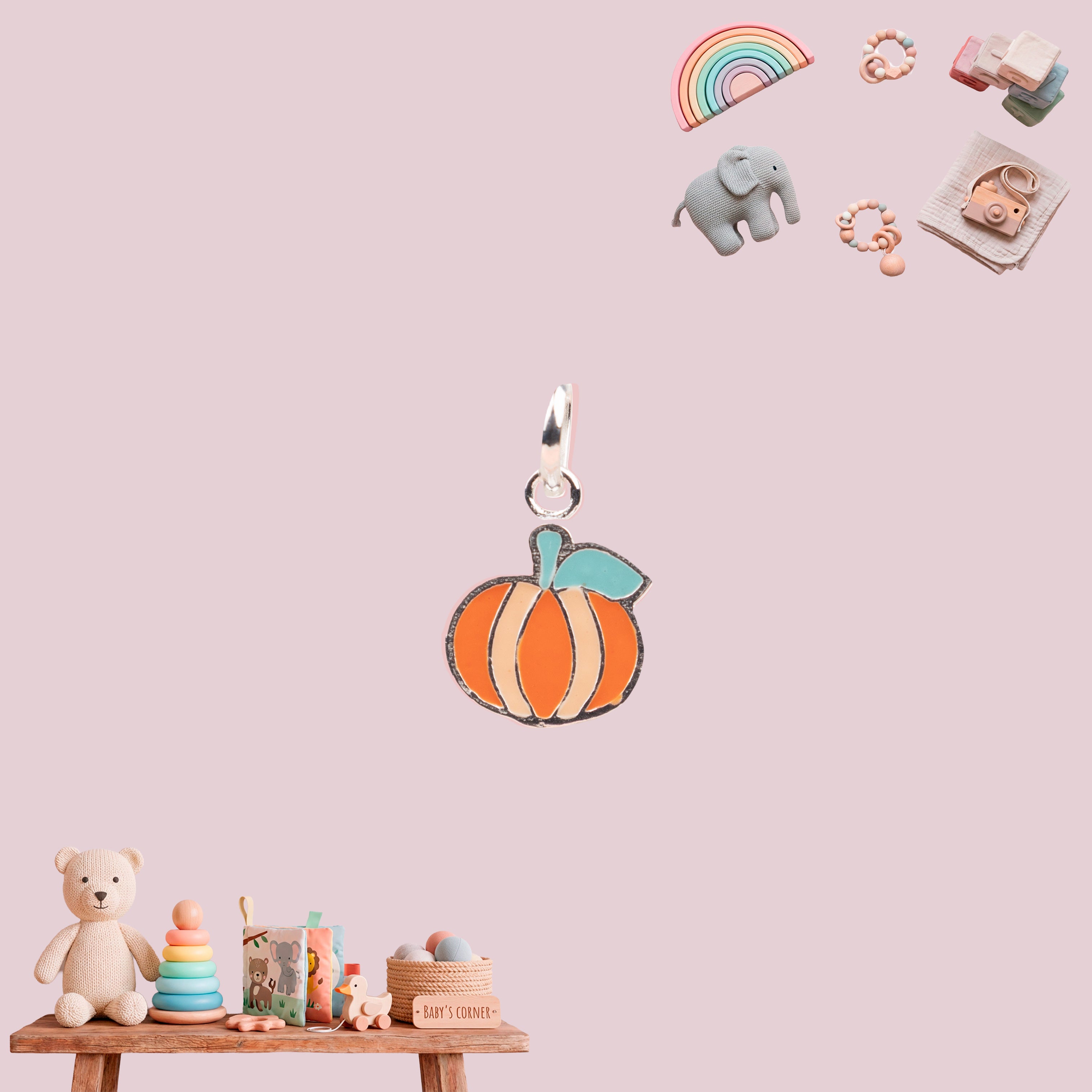 Autumn Pumpkin Pendant