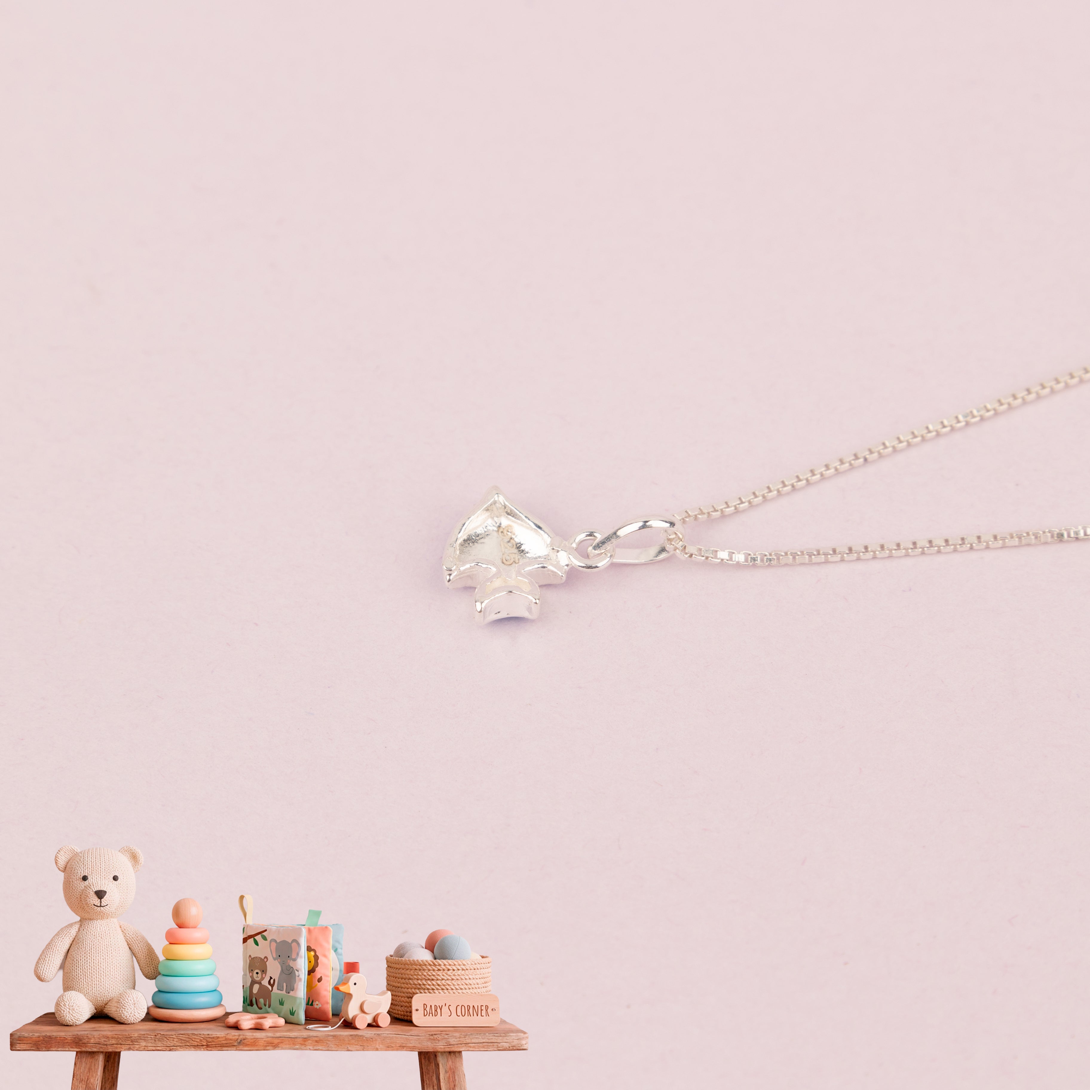 Blue Tropical Fish Necklace