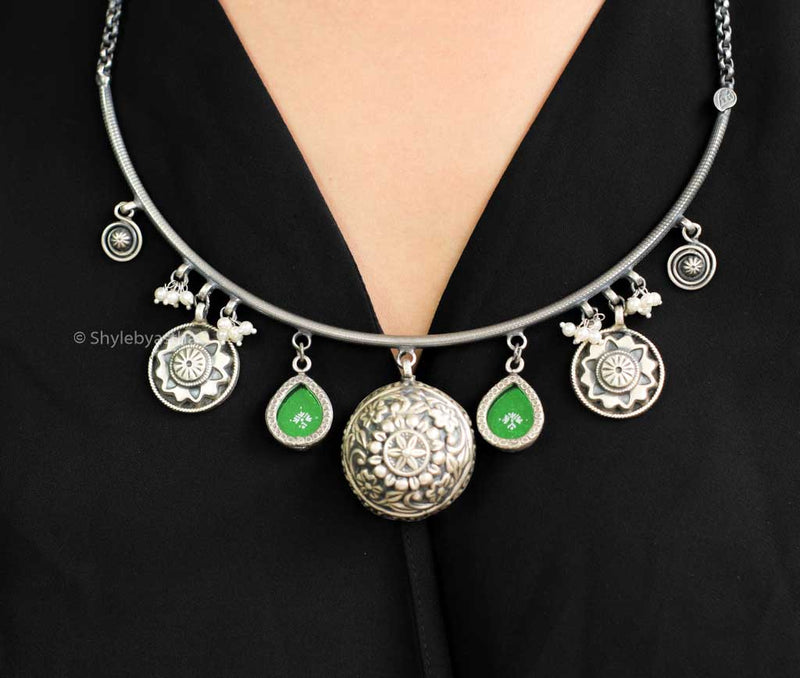Dulari Handpainted Classic Necklace