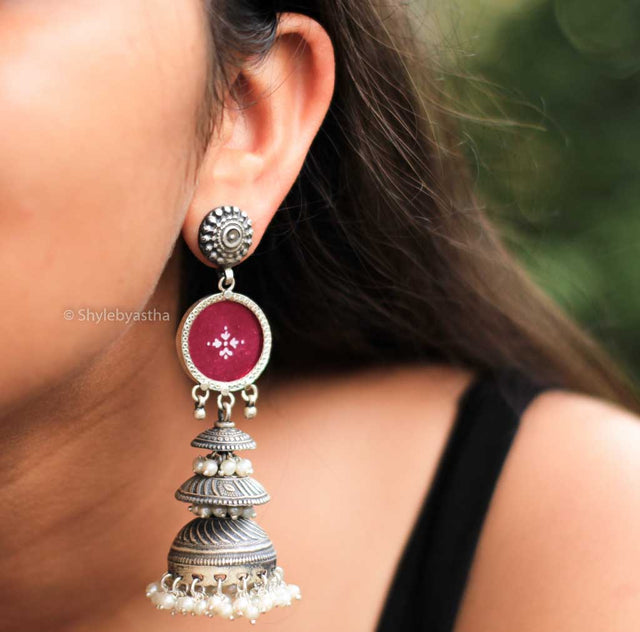 Dulari Triple Layer Jhumka