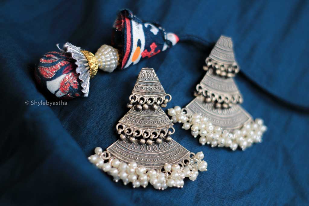 Qurbat Triple Layer Classic Earrings