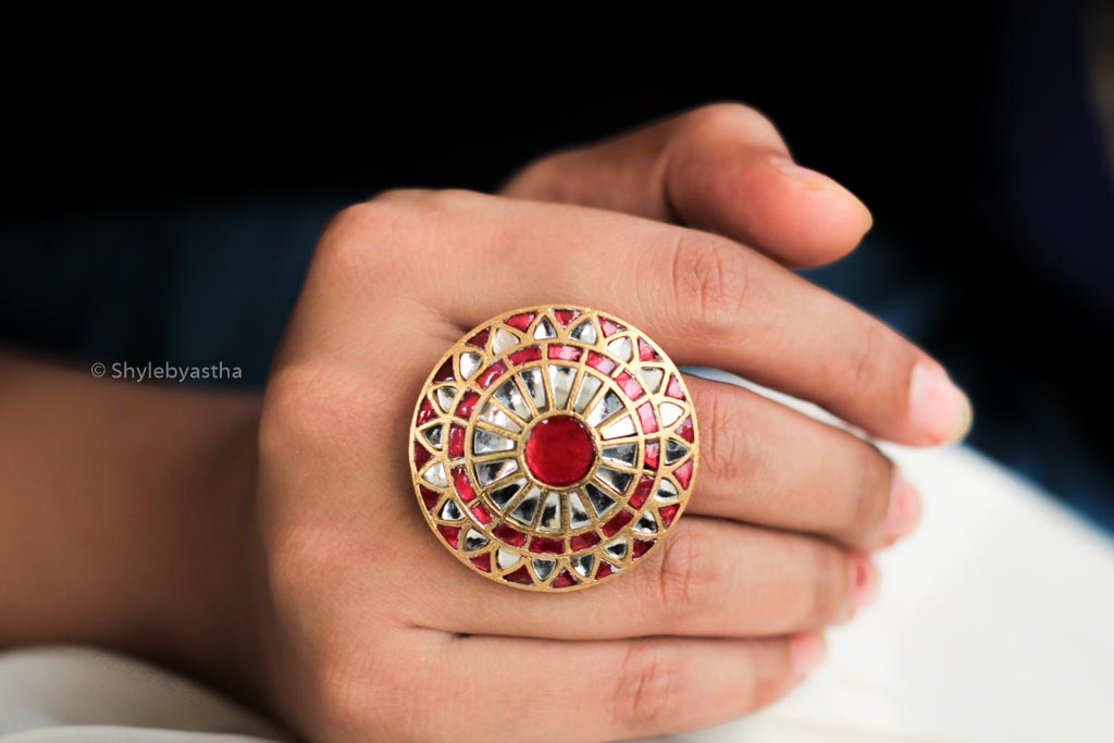 Tattva Jadau Chakra Ring