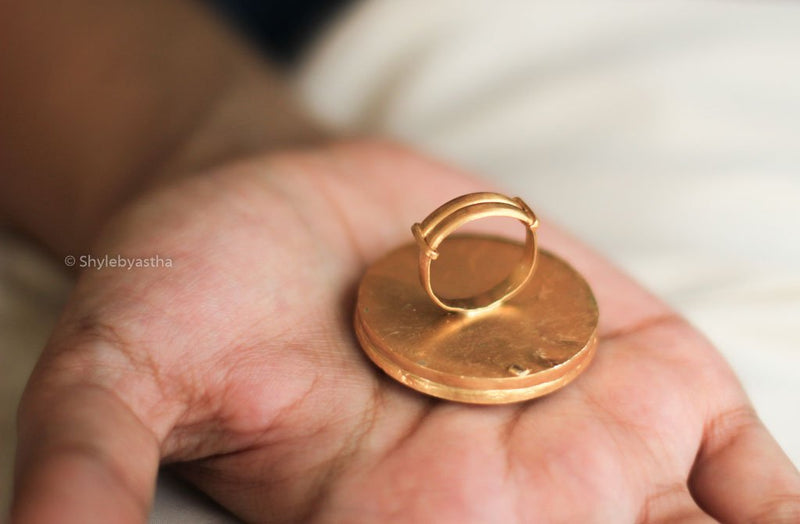 Tattva Flora Jadau Ring