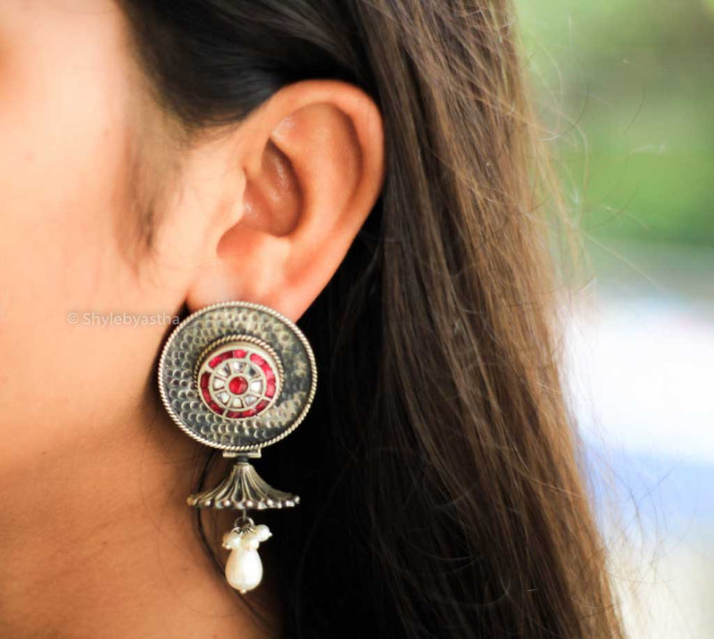 Mizoya Pearl Drop Umbrella Earrings