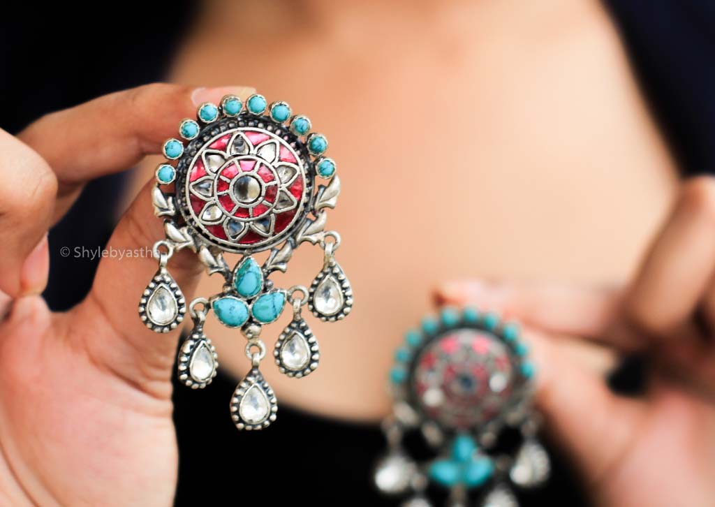 Tattva Jadau Drop Earrings