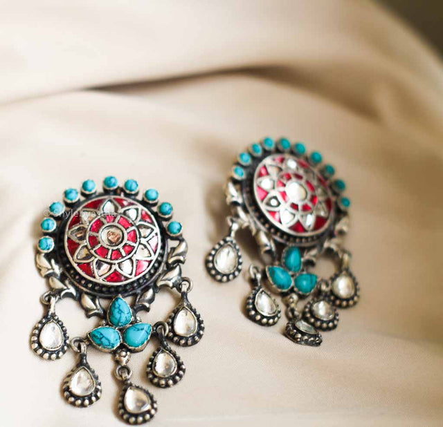 Tattva Jadau Drop Earrings