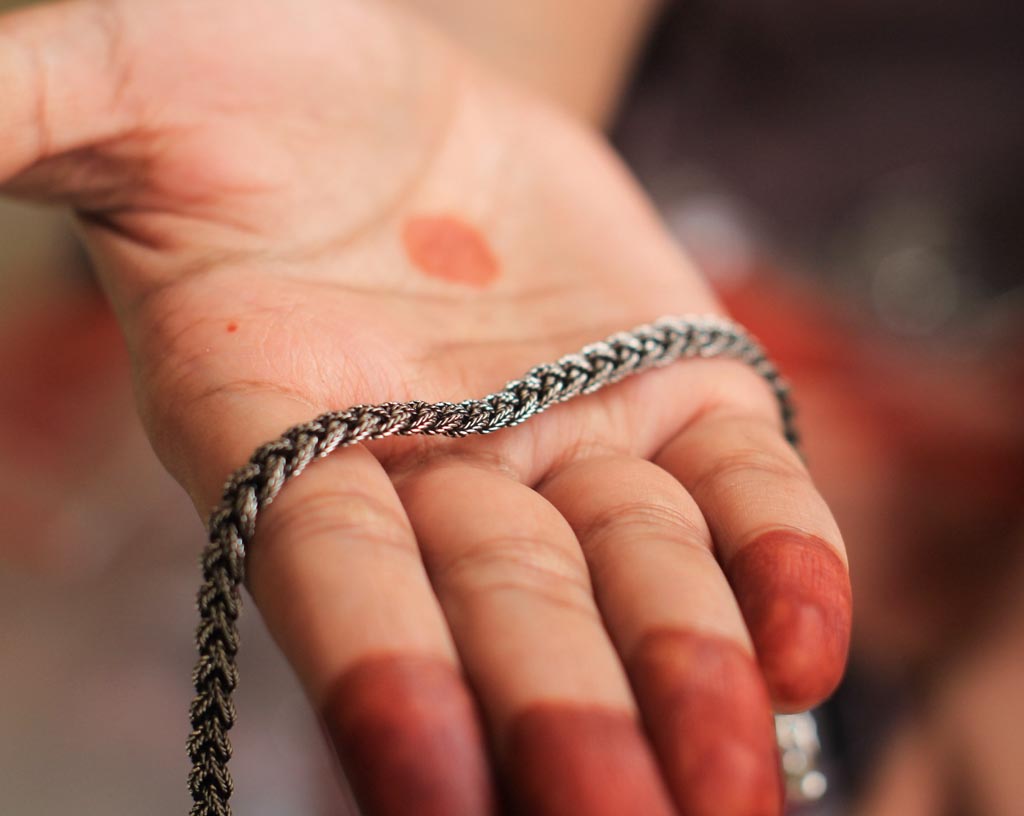 Anvaya Braid Knot Anklets Pair