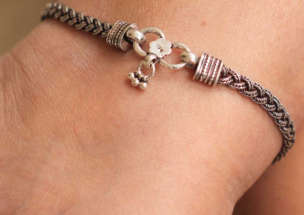 Anvaya Braid Knot Anklets Pair