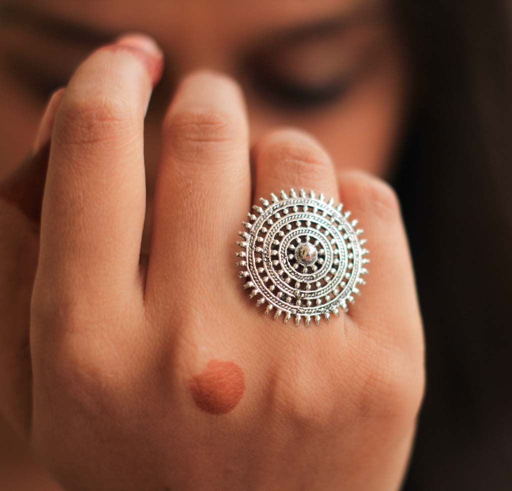 Adya fine Chakra ring