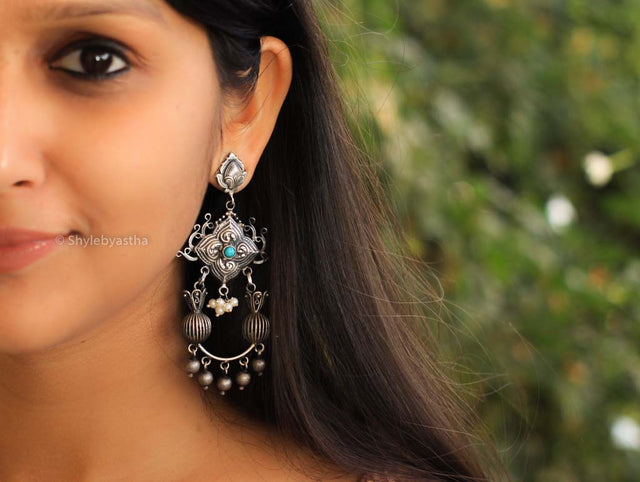 Jhumri Intricate Ball drop Danglers