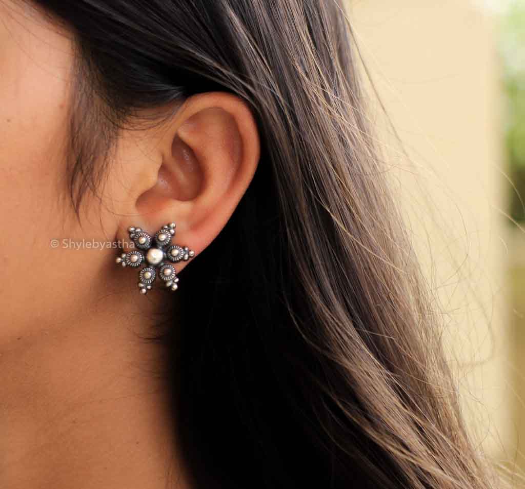 Adya Mini Flower Studs