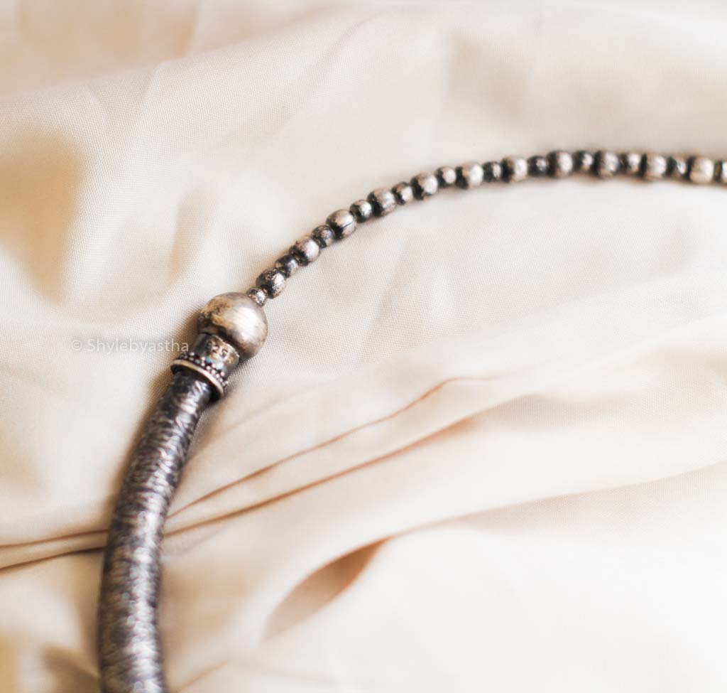 Tattva Lapiz Lazuli Vintage Inspired Necklace