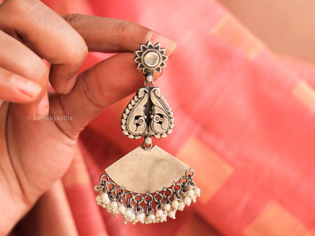 Dulari Matte Finished Jugalbandi earrings