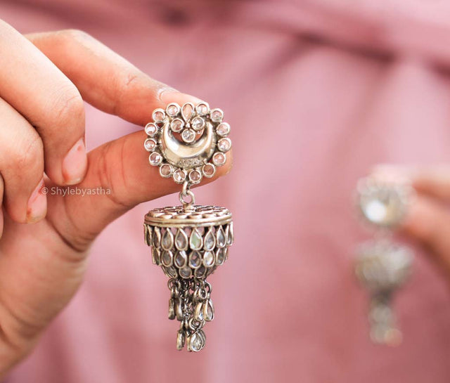 Essence Swarovski Dangling Jhumki