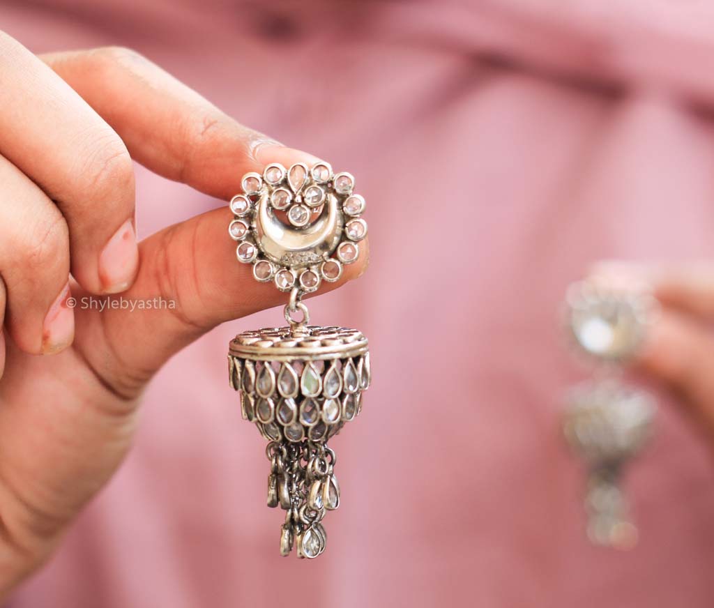 Essence Swarovski Dangling Jhumki