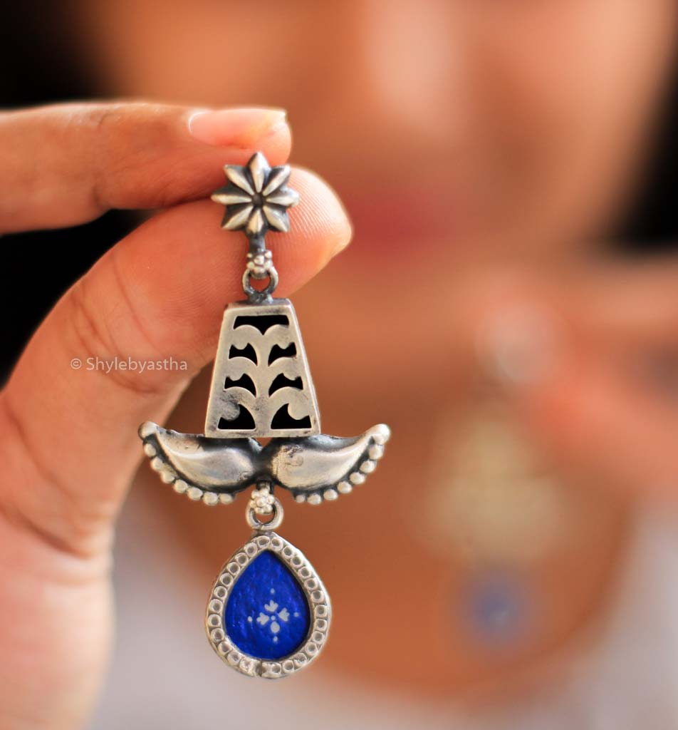 Dulari Handpainted Classic Earrings