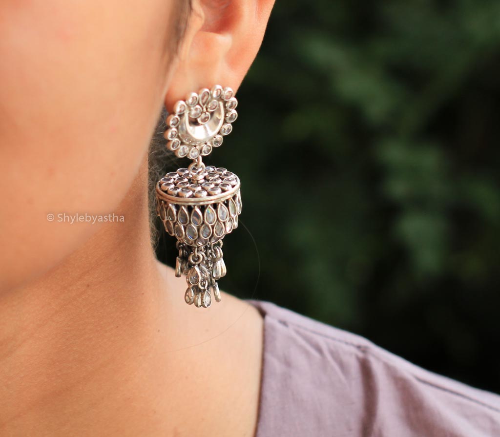 Essence Swarovski Dangling Jhumki