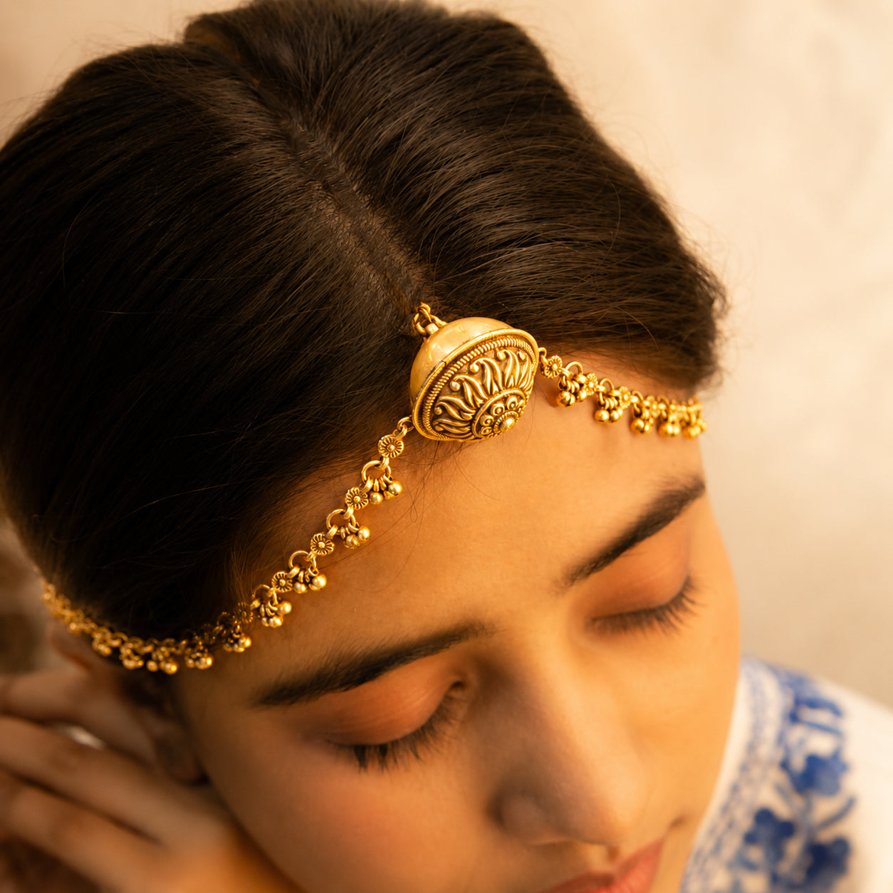 Dulari Ghughri Drop Vintage Inspired Intricate Borla
