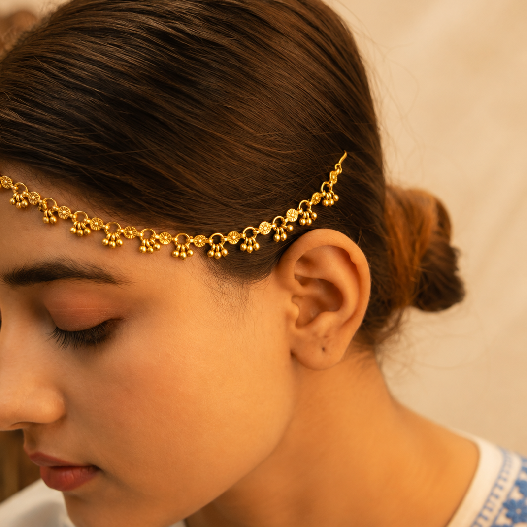 Dulari Ghughri Drop Vintage Inspired Intricate Borla