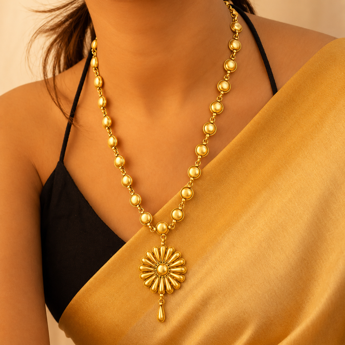 Mizoya Flower Motif Versatile Necklace