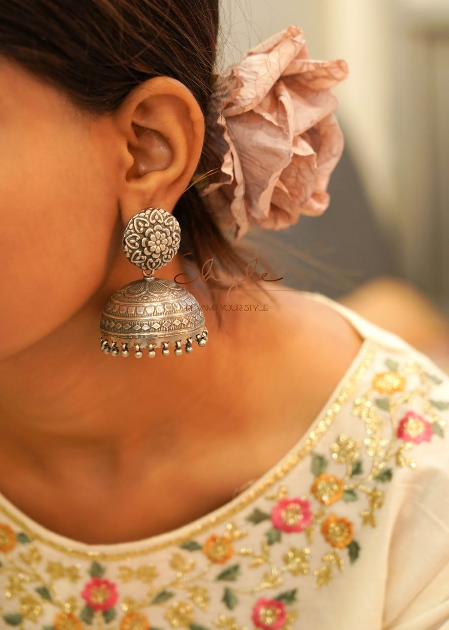 Dulari Flower Crafting Detailed Jhumka