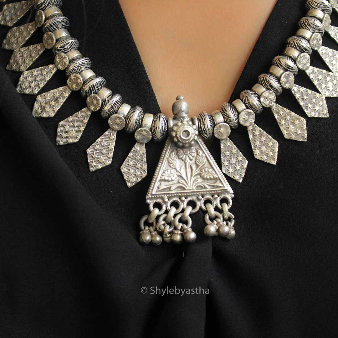 Dulari Spiked Tribal Necklace