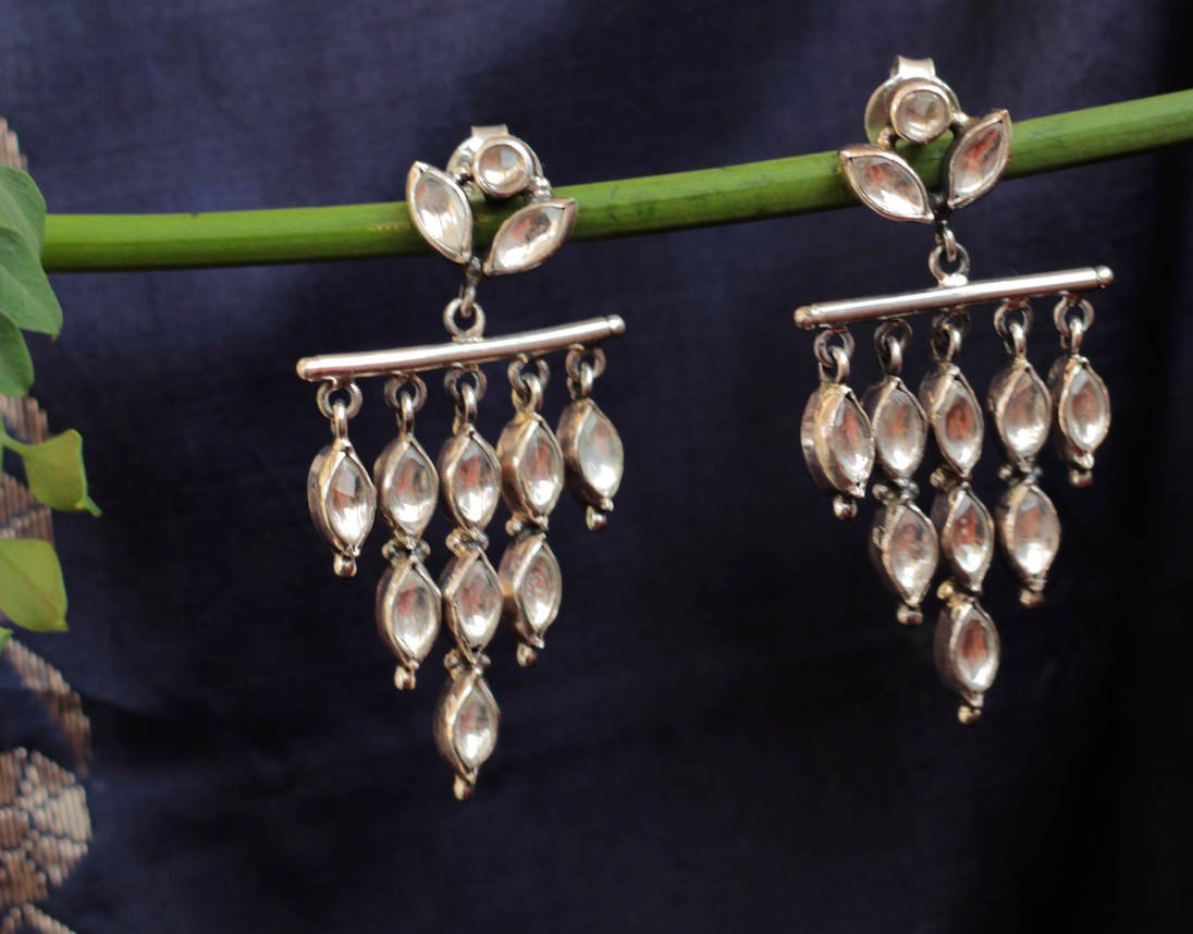 Essence Kundan Layered Earrings