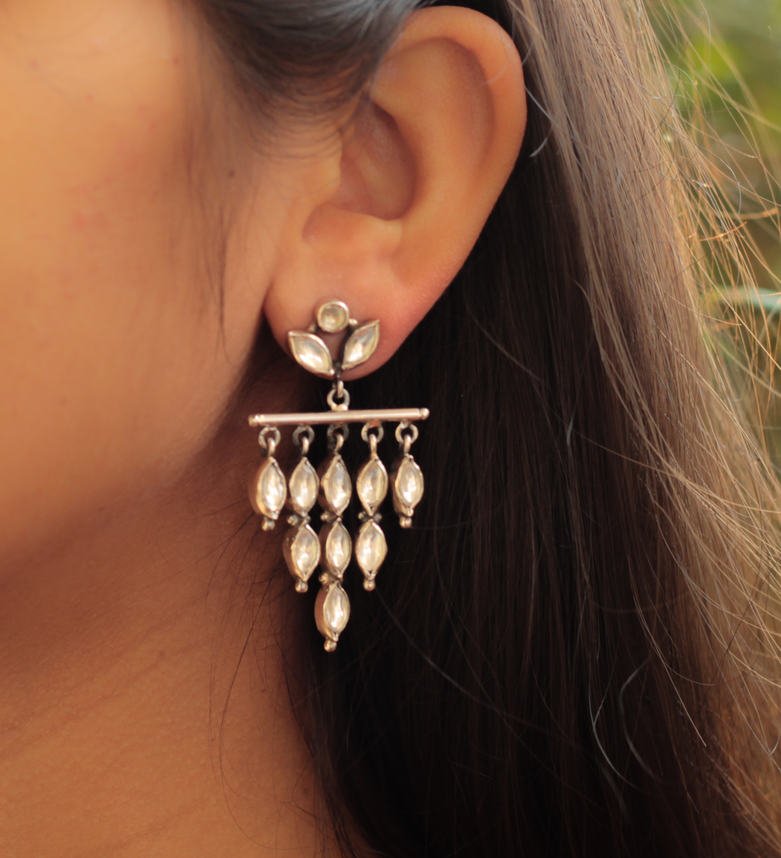 Essence Kundan Layered Earrings
