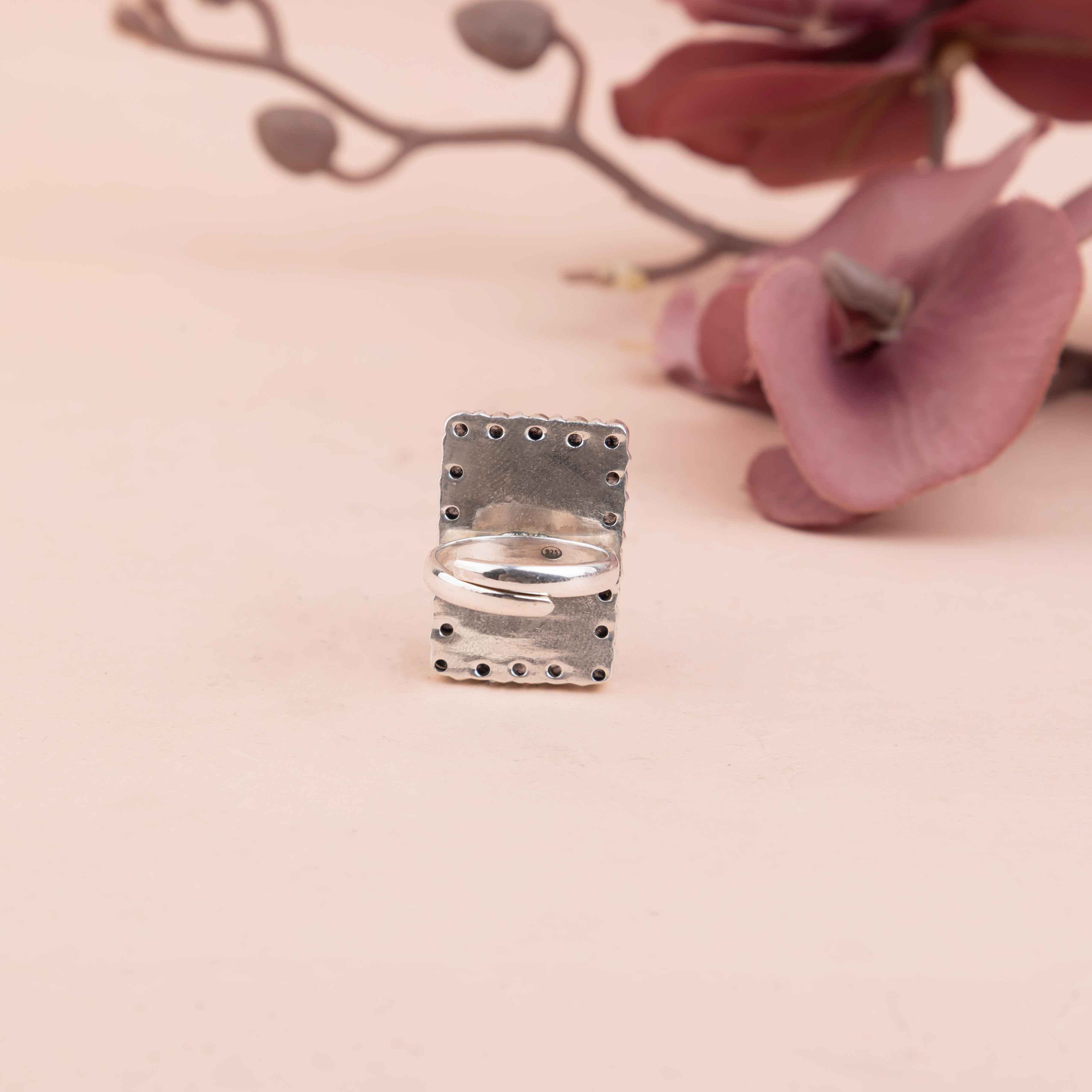 Essence Green Jade Cocktail Ring