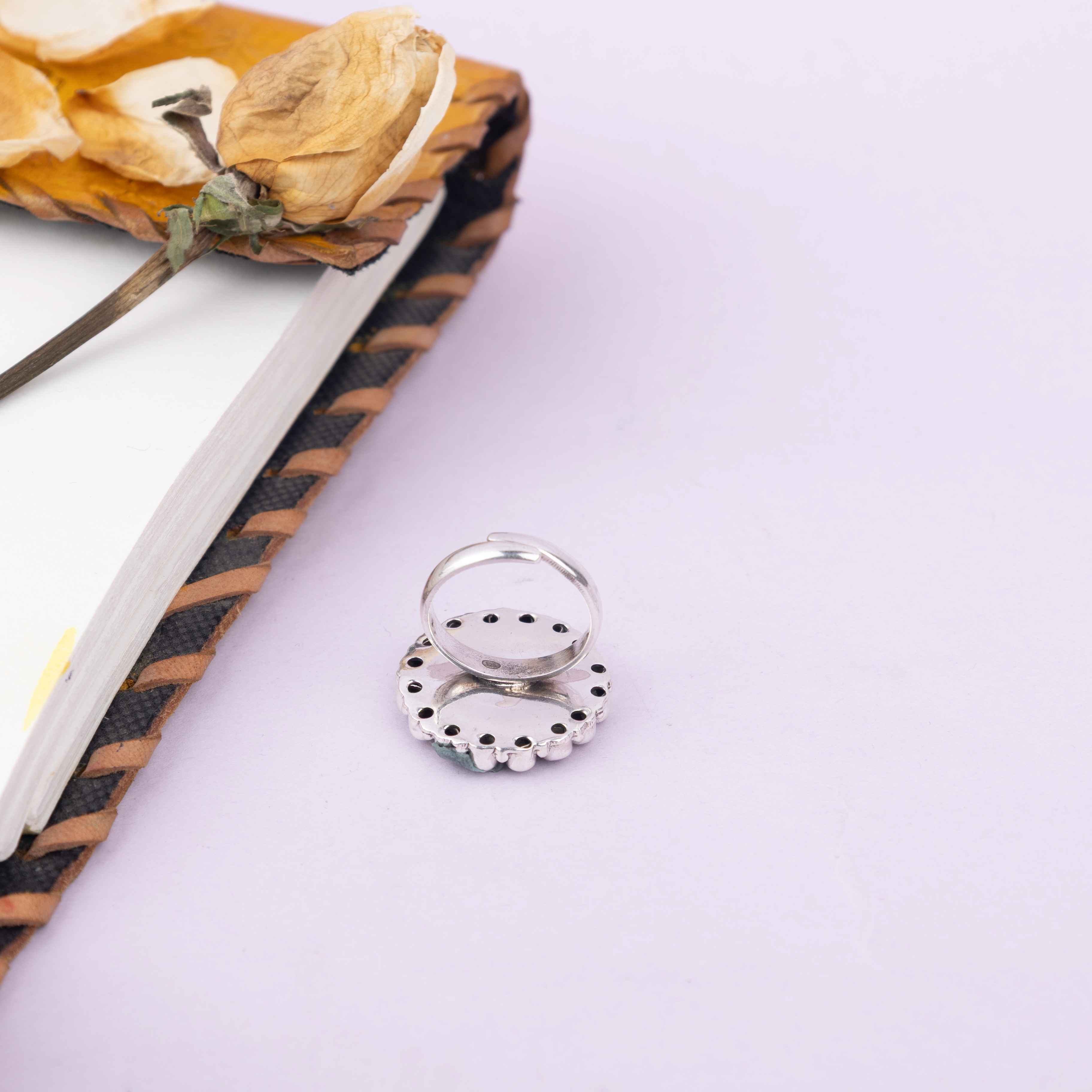 Essence Scintillating Victorian Coin Ring