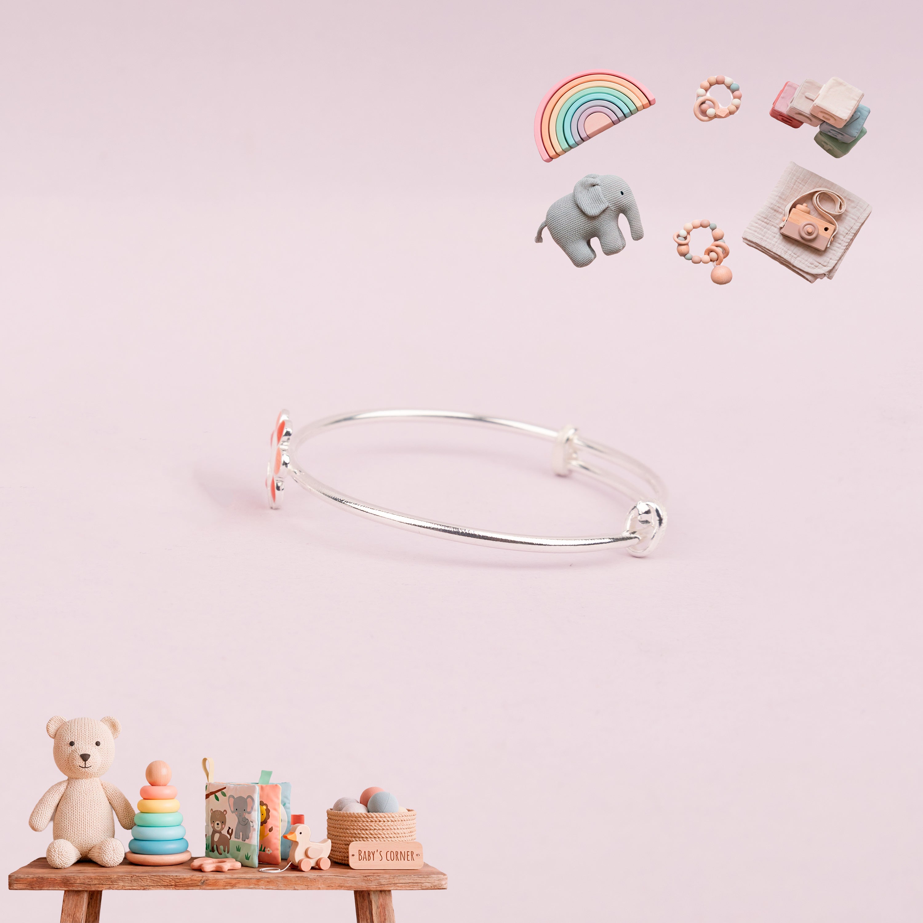 Happy Blossom Adjustable Baby Kada