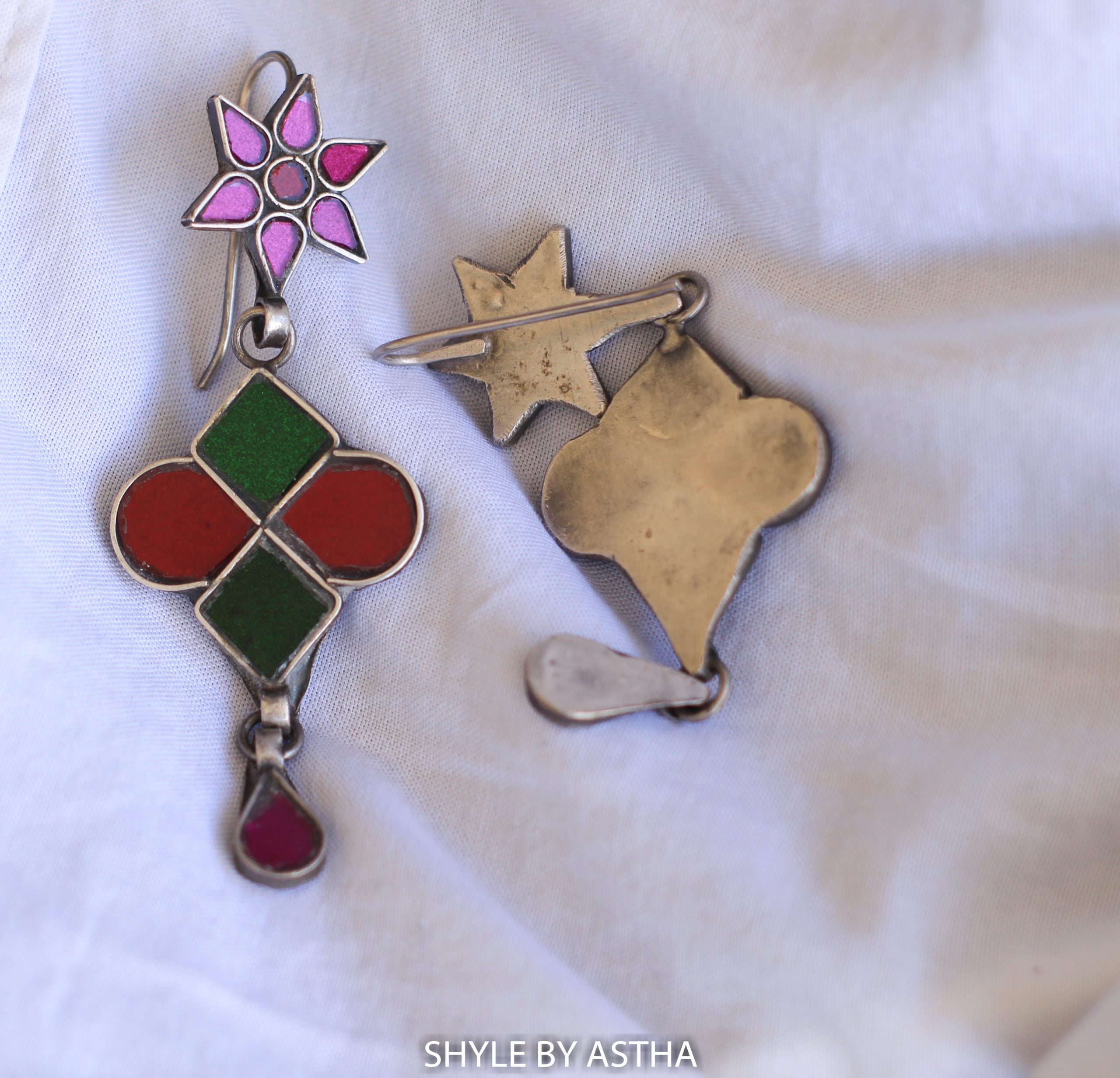 Dulari Glass Painted Earrings