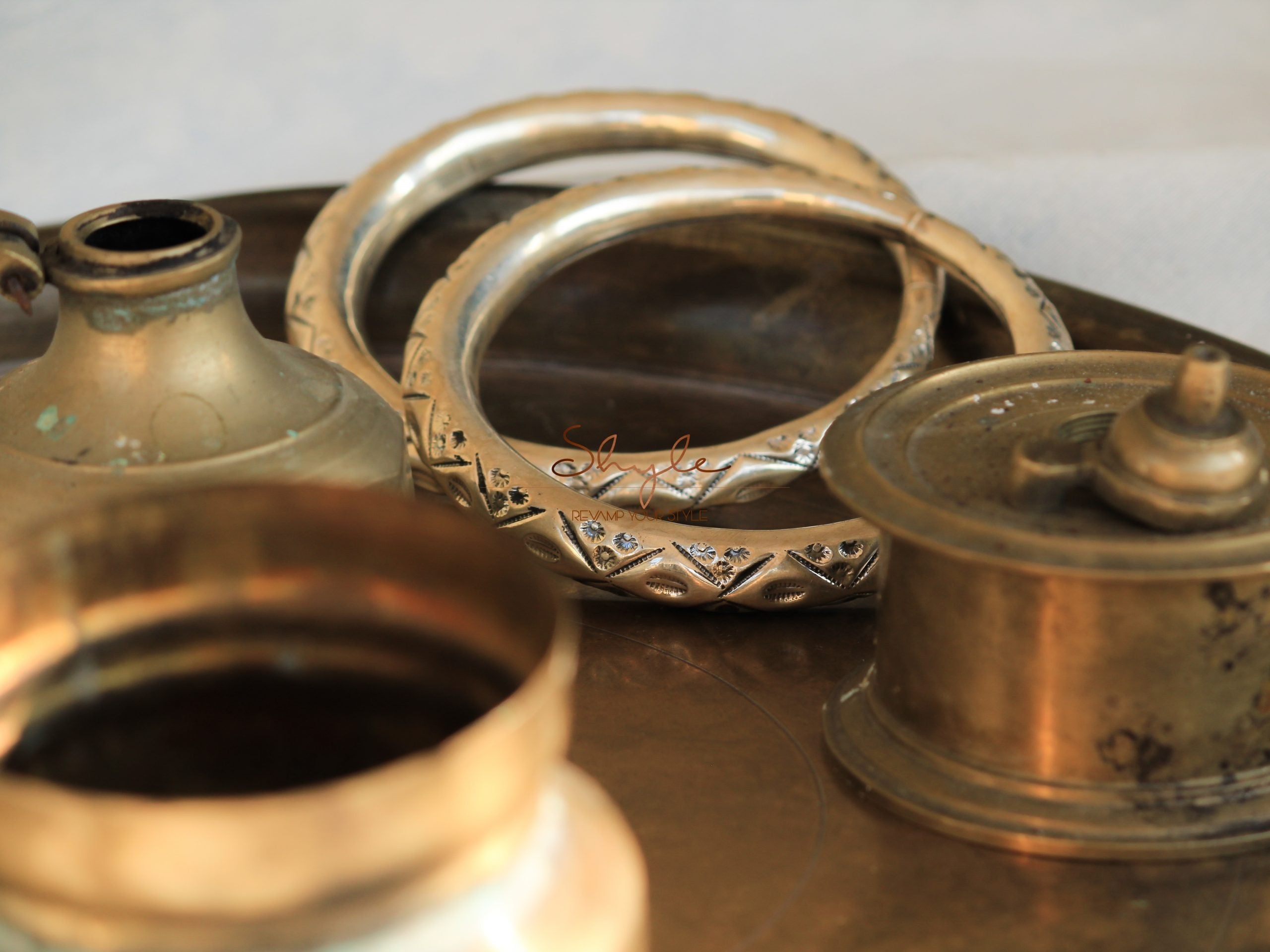 Anvaya Intricate Vintage Inspired Ankle Kada