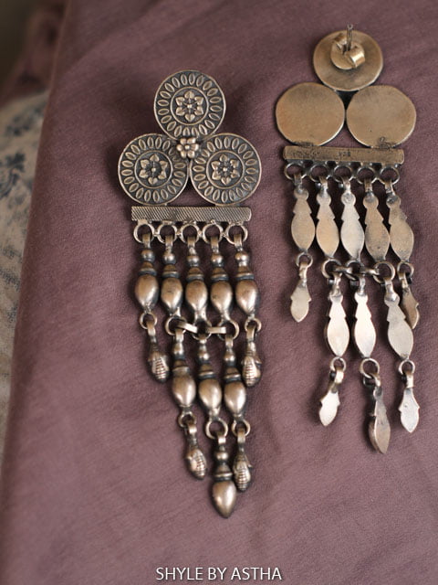 Tattva Classic Drop Layered Earrings