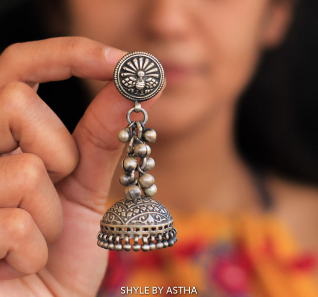 Jhumri Intricate Ghughri Jhumka