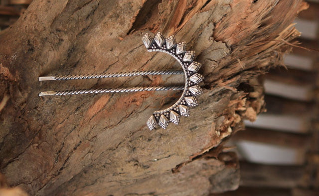 Anvaya Intricate Chakra Juda Pin front