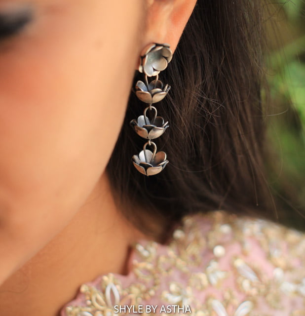 Qurbat Flora Layered Earrings