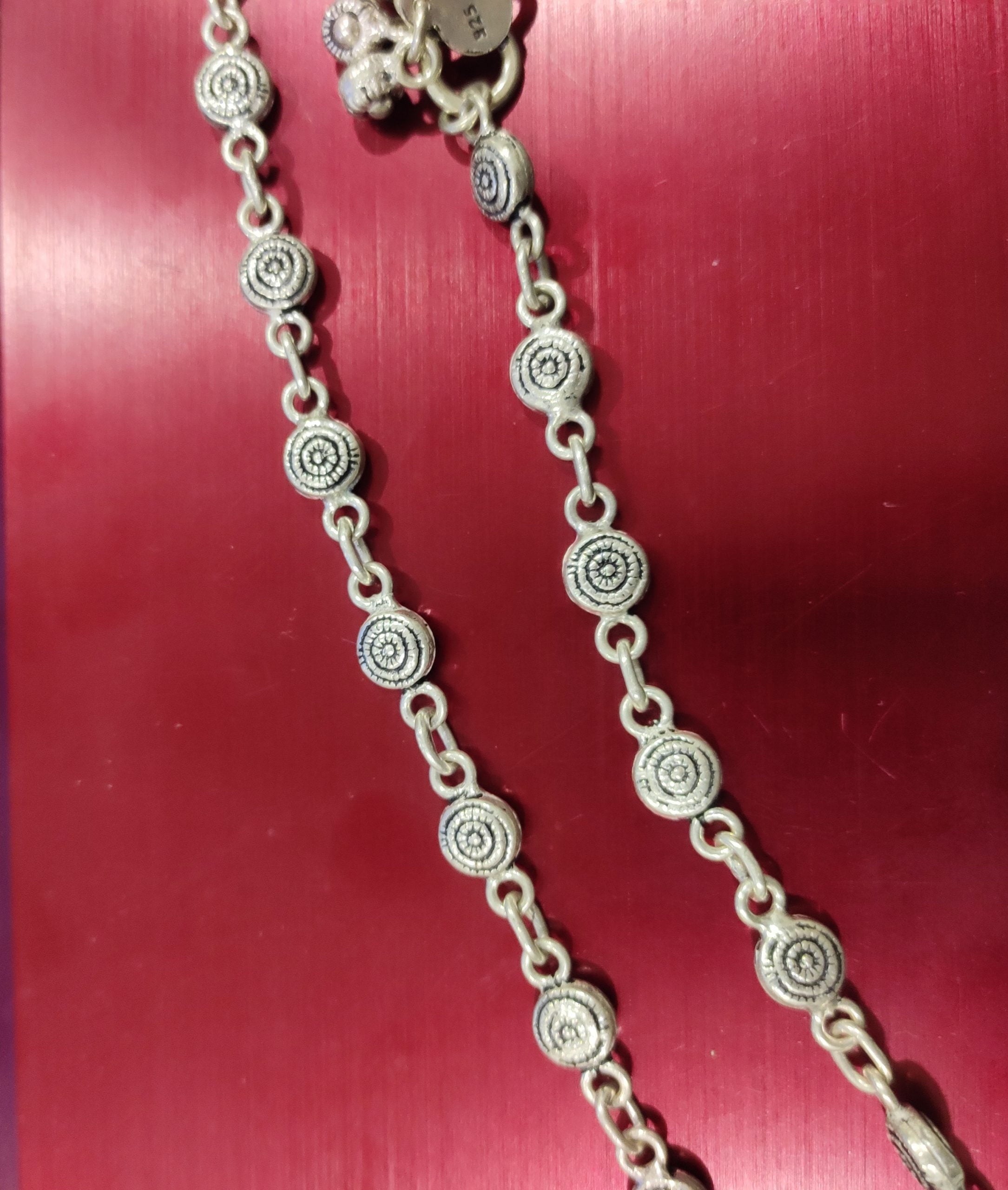 Moh Concentric Circle Anklet