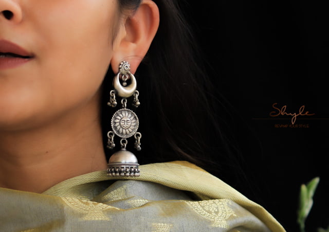 Mizoya Surya Layered Jhumki