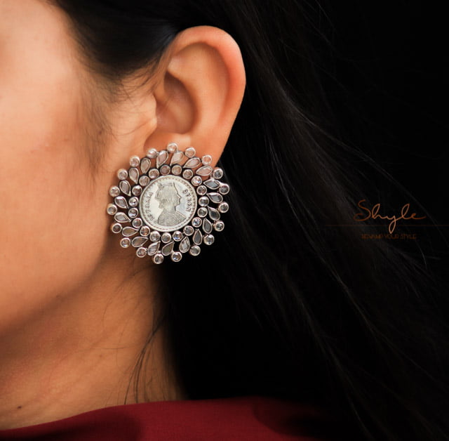 Essence Scintillating Victorian Coin Studs