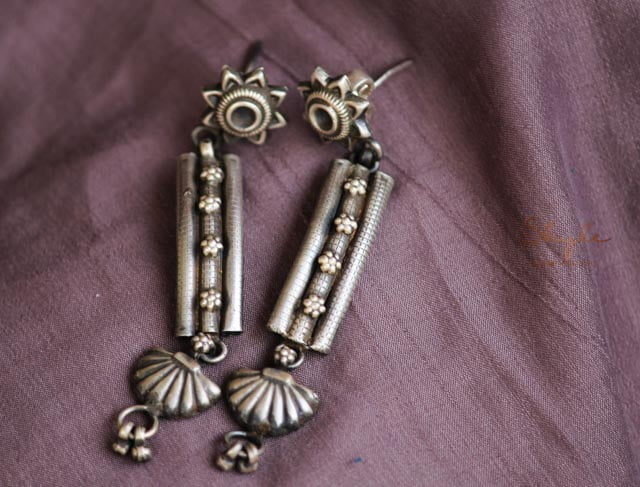 Moh Quirky Embossed Drop Earrings