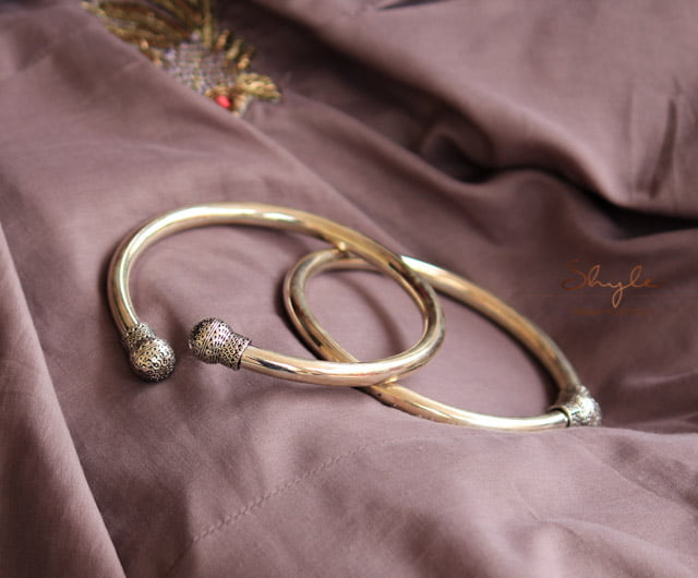 Mizoya Intricate Ball Matte Ankle Kada