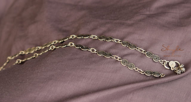 Moh Fine Spiral Anklet