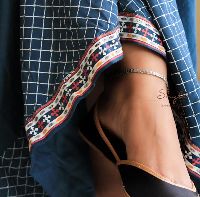 Mizoya Textured Braided Anklet