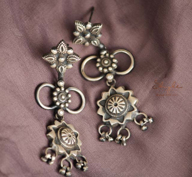 Mizoya Intricate Quirky Earrings